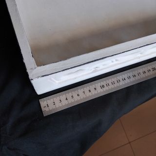 Tabuleiro decorativo em madeira branco