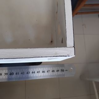 Tabuleiro decorativo em madeira branco