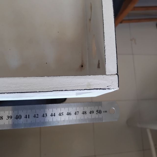 Tabuleiro decorativo em madeira branco