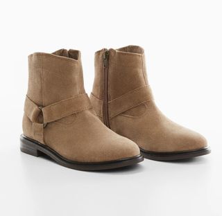 Botines piel Mango Talla 35