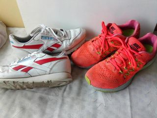 zapatillas NIKE VOMERO 10 y REEBOK t:40 UNISEX