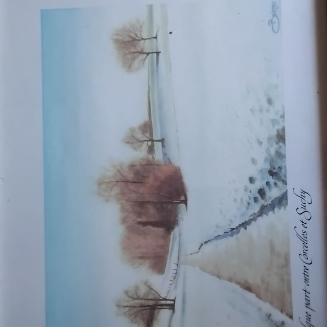 Quadro decorativo prateado em madeira