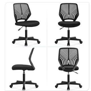 Silla de escritorio negra