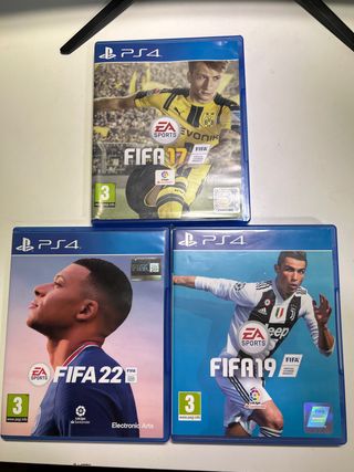 Lote 3 Videojuegos FIFA PS4