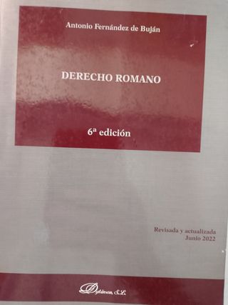 Derecho Romano 6ª edición