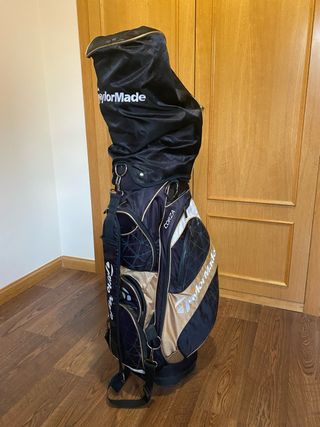 Bolsa de Golf Taylormade Corza Negra y Dorada