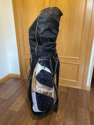 Bolsa de Golf Taylormade Corza Negra y Dorada
