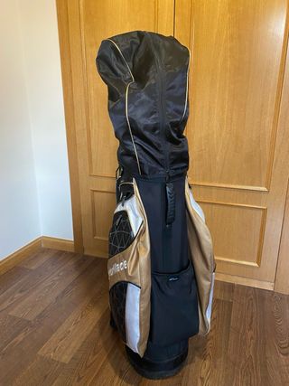 Bolsa de Golf Taylormade Corza Negra y Dorada