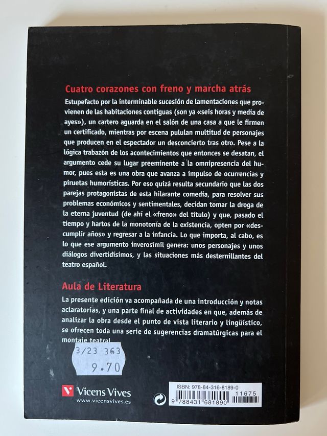 Cuatro corazones con freno y marcha atrás 