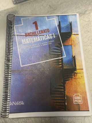 libro matemáticas 1ºbachillerato