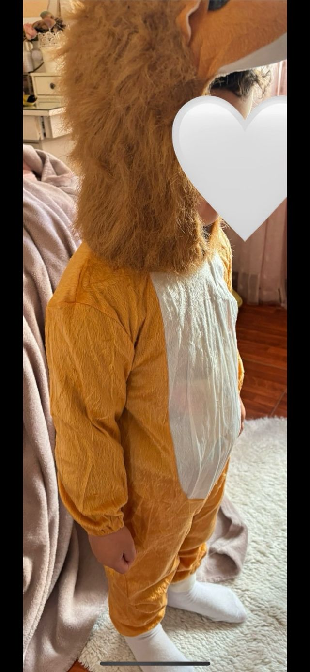 Disfraz de león para 3 años