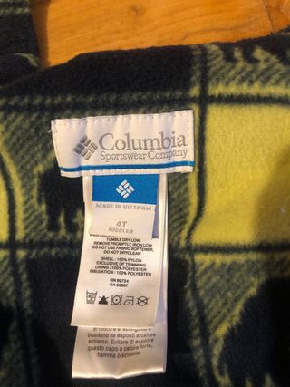 Traje de esquí Columbia para niño