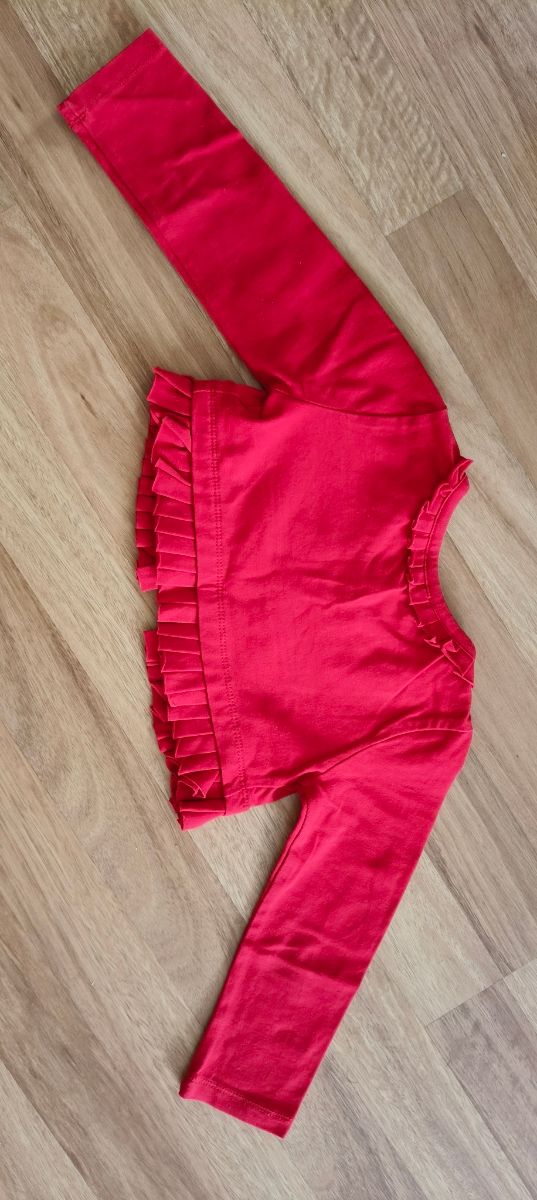 Chaqueta-bolero Rojo Niña. Talla 2. Mayoral.