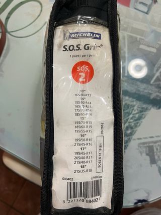 Cadenas de tela Michelin S.O.S Grip 2