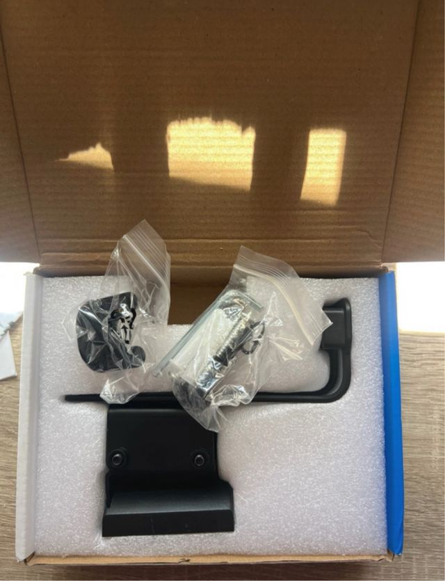 Soporte pared altavoces negro