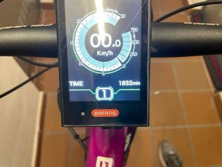 Bicicleta Eléctrica E-GUERA Morado/Rosa