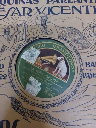 Disco de pizarra La Copla Andaluza