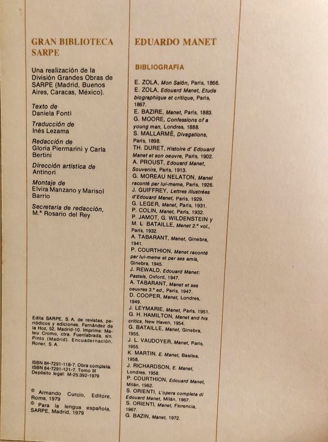 I GENI DEL DIPINTO «MANET»