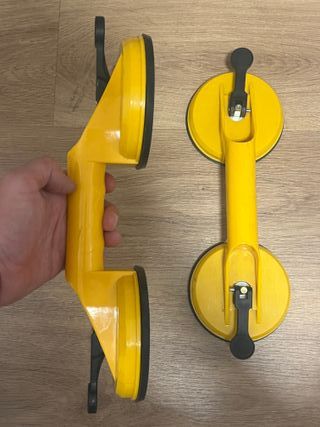 Juego 2 Ventosas Dobles para Cristal