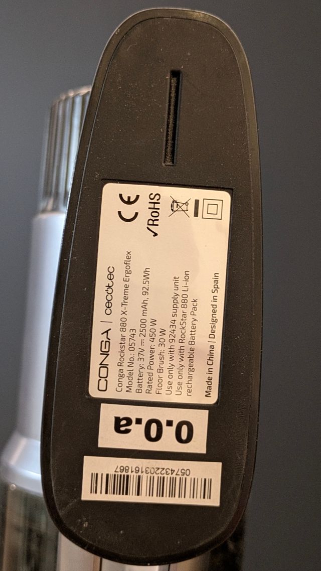 Aspirador Cecotec Conga Rockstar 880 X-Treme