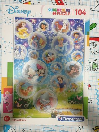 Puzzle Disney Supercolor 104 Piezas