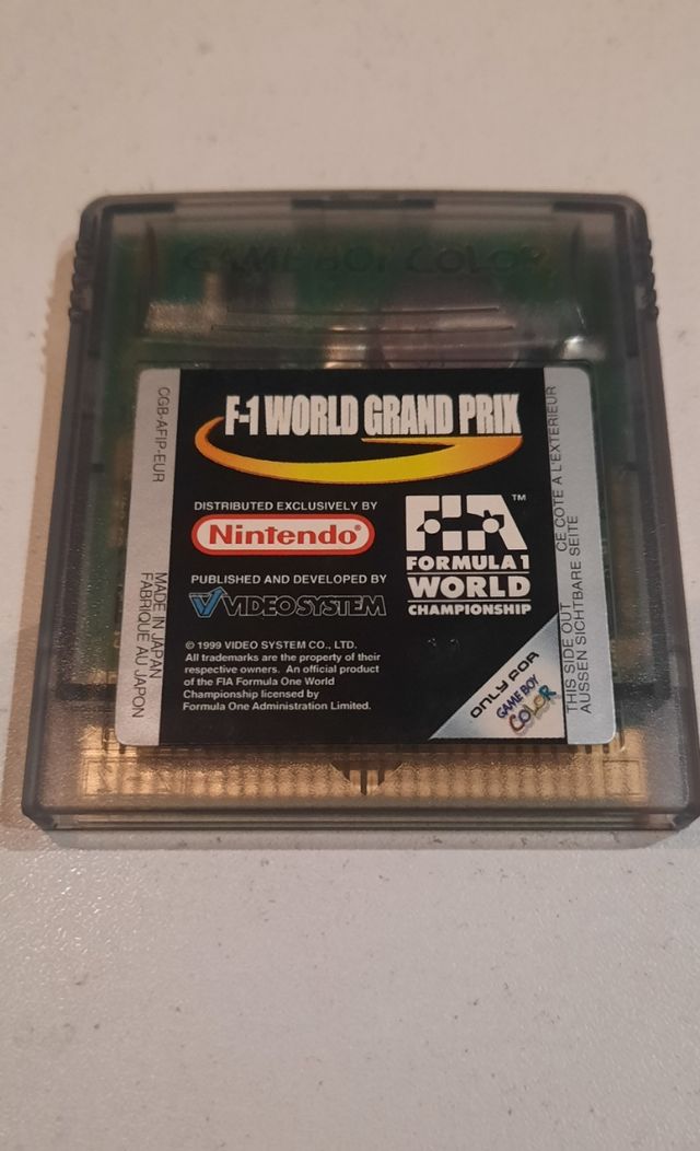 F-1 World Grand Prix Game Boy Color Nintendo
