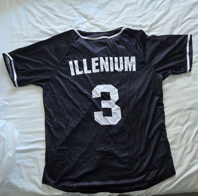 Camiseta Béisbol Illenium Negra