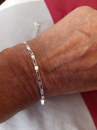 Pulsera Plata 925 Detalles Redondos