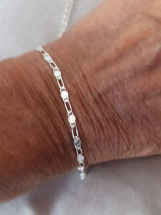 Pulsera Plata 925 Detalles Redondos