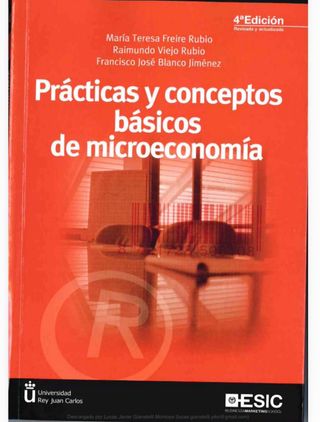 Prácticas y conceptos básicos de microeconomía