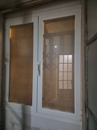 Ventana PVC Doble Hoja abatible