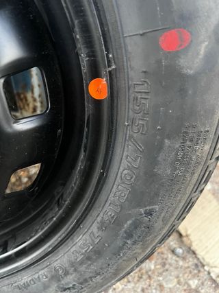 Rueda de repuesto Hyundai Matiz