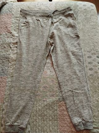 Pantalón chándal gris jaspeado Talla XL