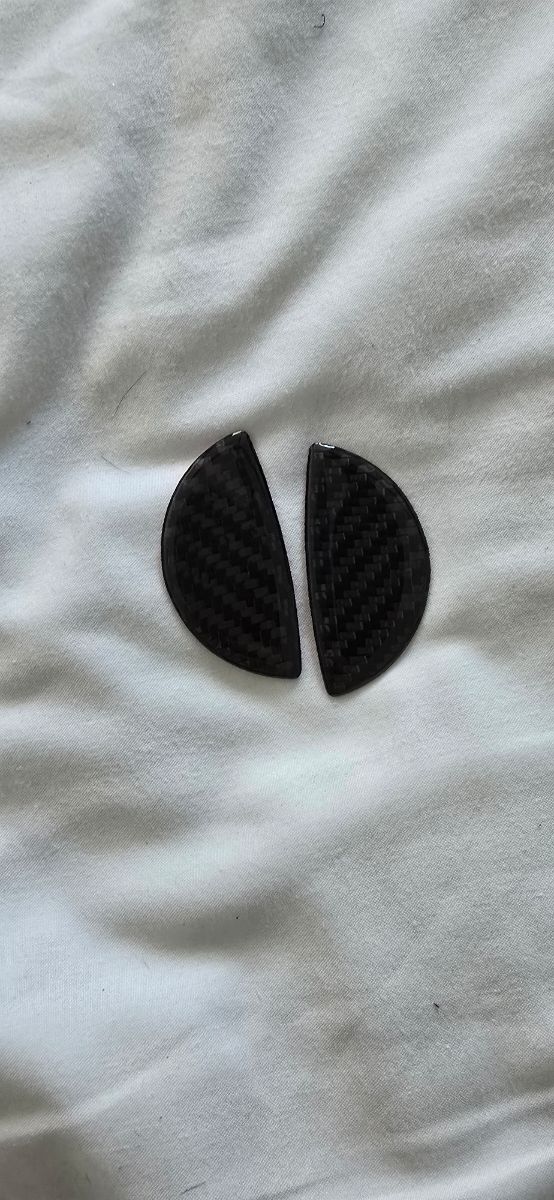 Cubierta manija puerta fibra carbono