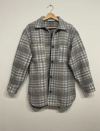 Uniqlo Chaqueta Cuadros Oversize
