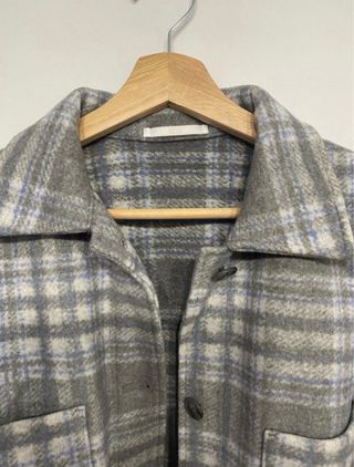 Uniqlo Chaqueta Cuadros Oversize
