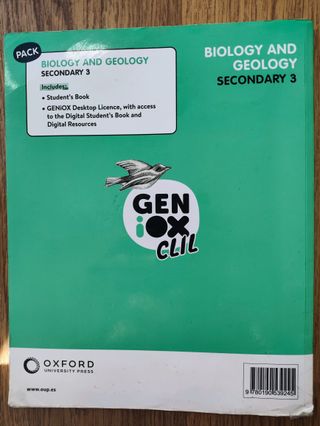 Biology & Geology 3 ESO Ed OXFORD Inglés