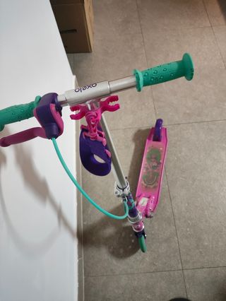Patinete Oxelo niña rosa