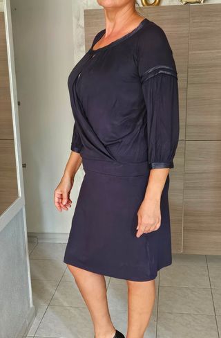 Abito blu elegante elasticizzato L/XL