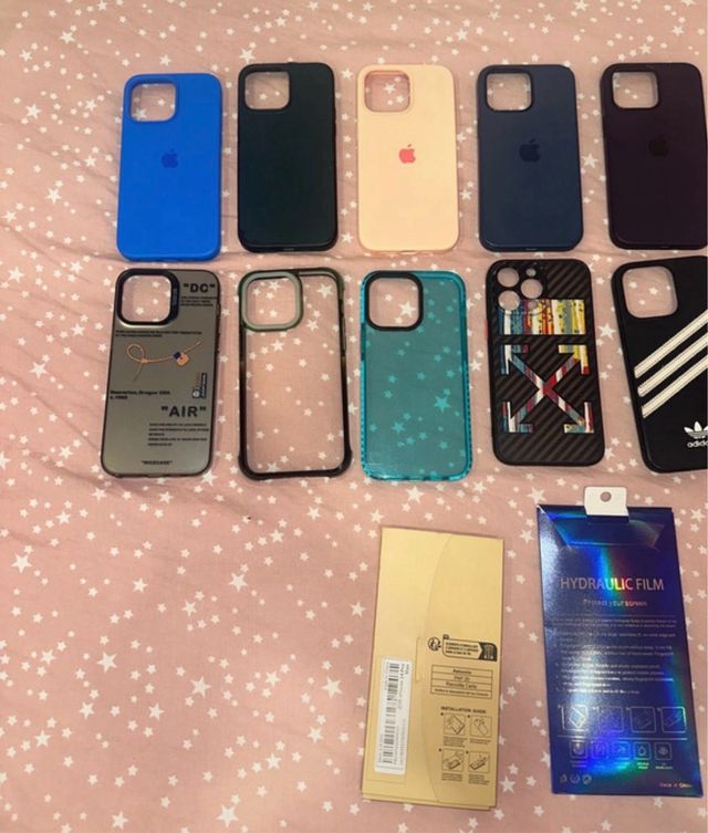 Pack Fundas y Protector Pantalla iPhone 14 Pro Max