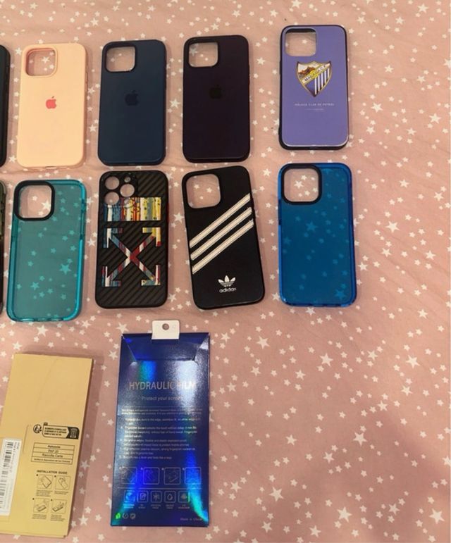 Pack Fundas y Protector Pantalla iPhone 14 Pro Max