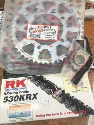 Kit Cadena Corona Piñón RK 530KRX Nuevo