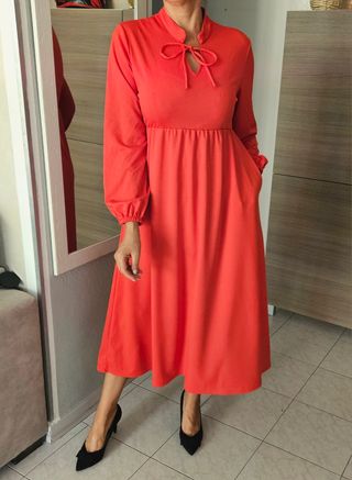 Abito corallo taglia L