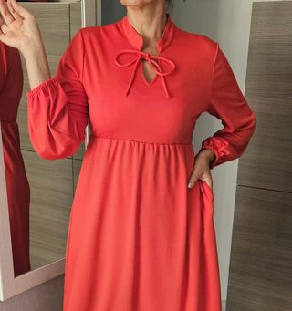 Abito corallo taglia L