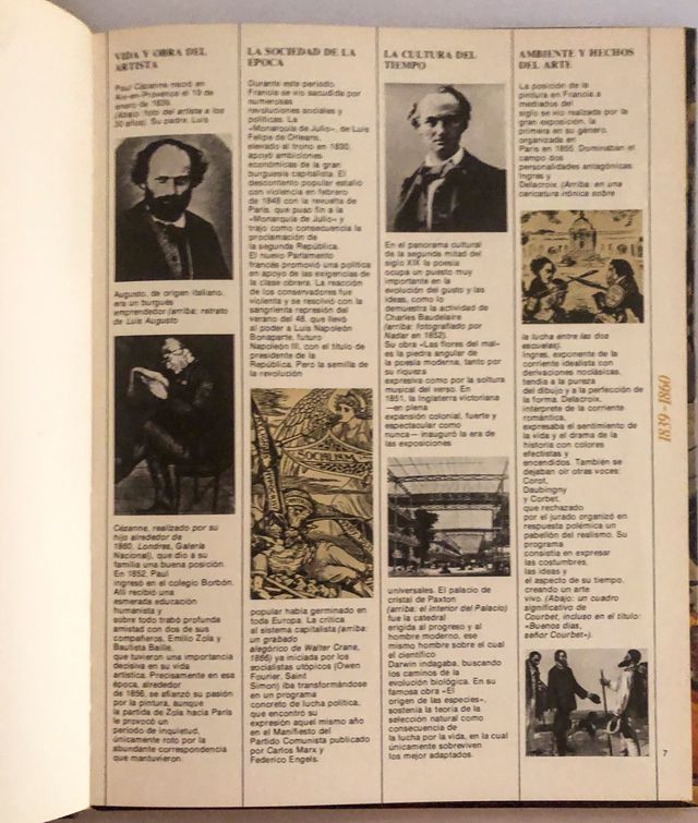 Libro dei geni della pittura «CEZANNE»