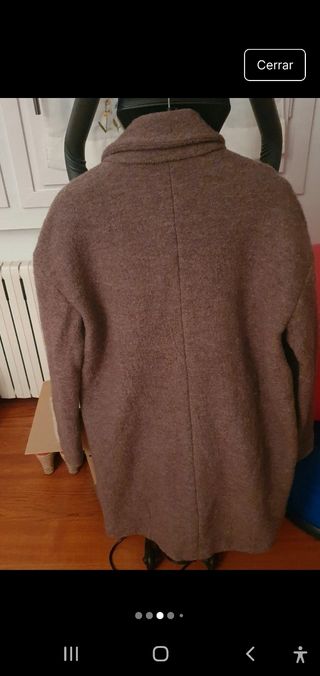 Abrigo Mi&Co Lana Marrón 3/4