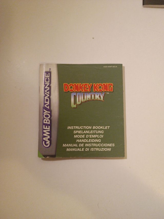Manual Donkey Kong Country Advance Nintendo
