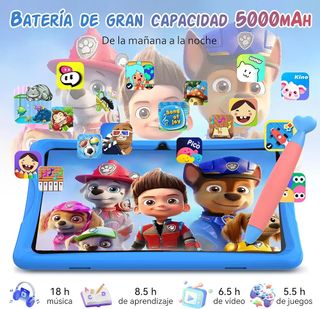 Tablet Niños 10 Android 15 12GB+64GB Azul