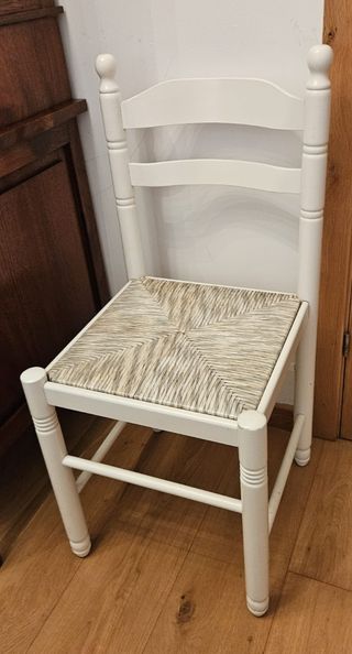 4 Sillas de Cocina Blancas
