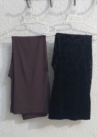 Pantalones campana marrones y negros 8€ c/u